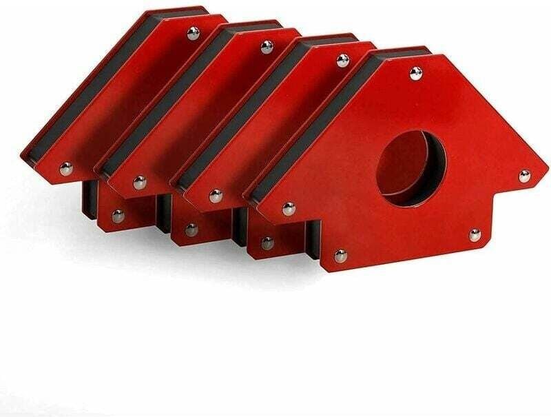 Schweißmagnete - Magnetischer Schweißwinkel - Montagewinkel für 45°, 90° und 135° Schweißnähte - Magnethalter - Schweiß-...