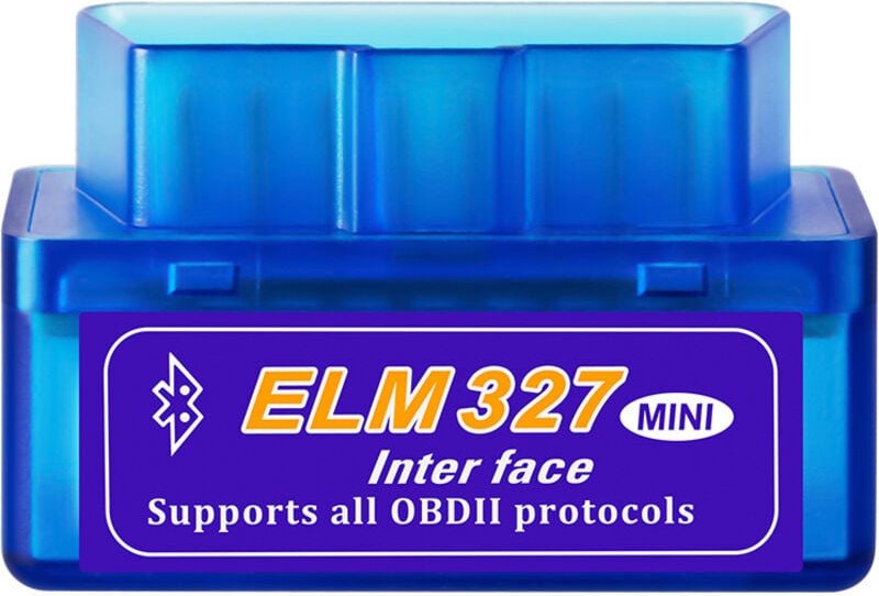 5 Stück MINI ELM327 Bluetooth 5.1 Bluetooth OBD2 Auto-Prüfgerät V2, unterstützt TORQUE-Software für Android-Handys und O...