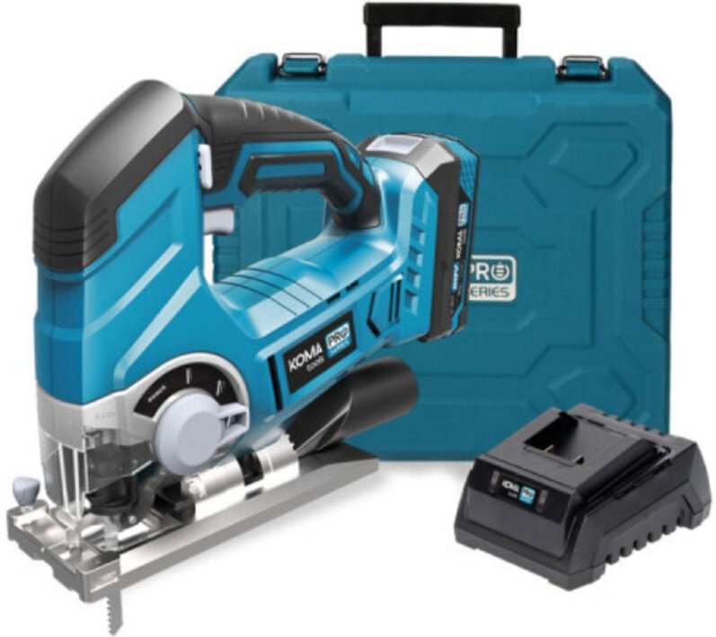 Koma Tools - 20V Stichsäge 23 x 21,5cm - 2,0Ah Akku - Ladegerät