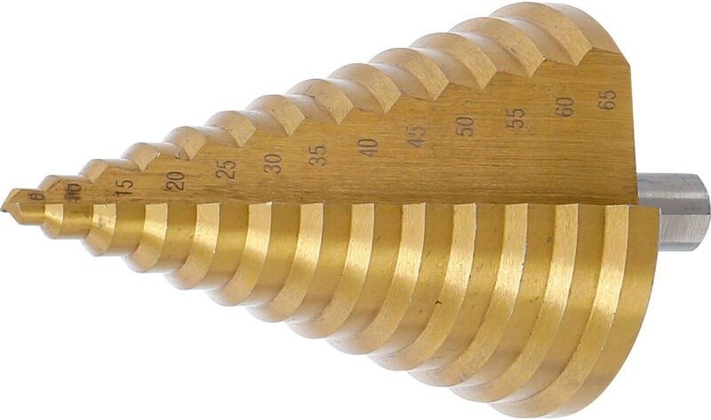 Stufenbohrer titan-nitriert ø 6 - 65 mm
