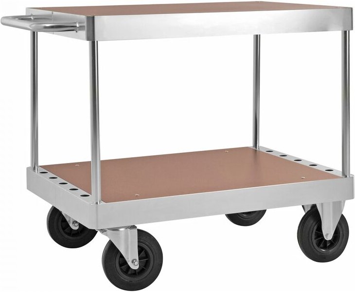 Kongamek Tischwagen verzinkt 894x594mm Ladefläche aus MDF ohne Bremse