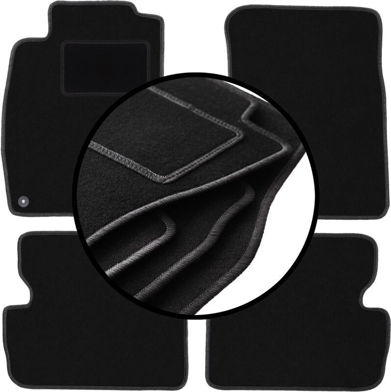 Komplettset Veloursmatten für: Lexus IS II Limousine (2005-2013)