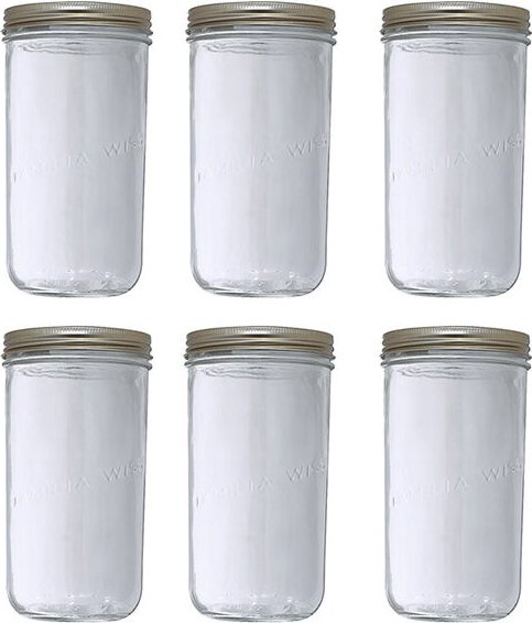 Le Parfait - Set mit 6 terrinengläsern 1,5 kg 900024