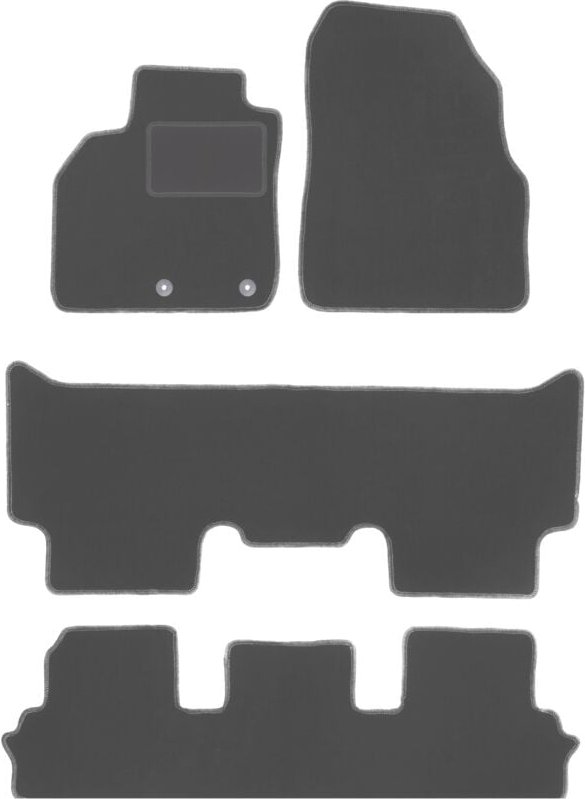 Graphit-Fußmatten für: Renault Grand Scenic III 7-Sitzer (2009-2015)