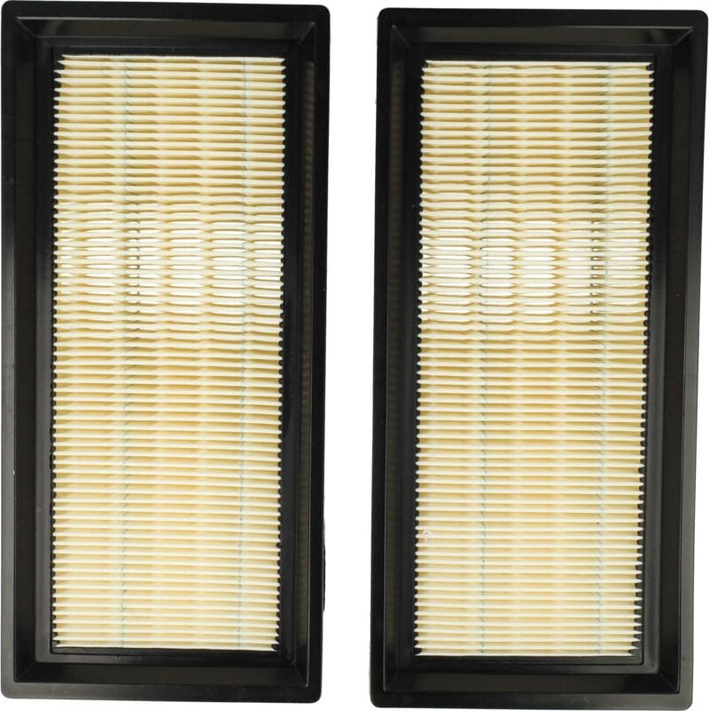 Filterset 2x Staubsaugerfilter kompatibel mit Nilfisk Alto Attix 50-2H pc, 50-2H xc, 50-2M pc, 50-2M xc Staubsauger - Ha...