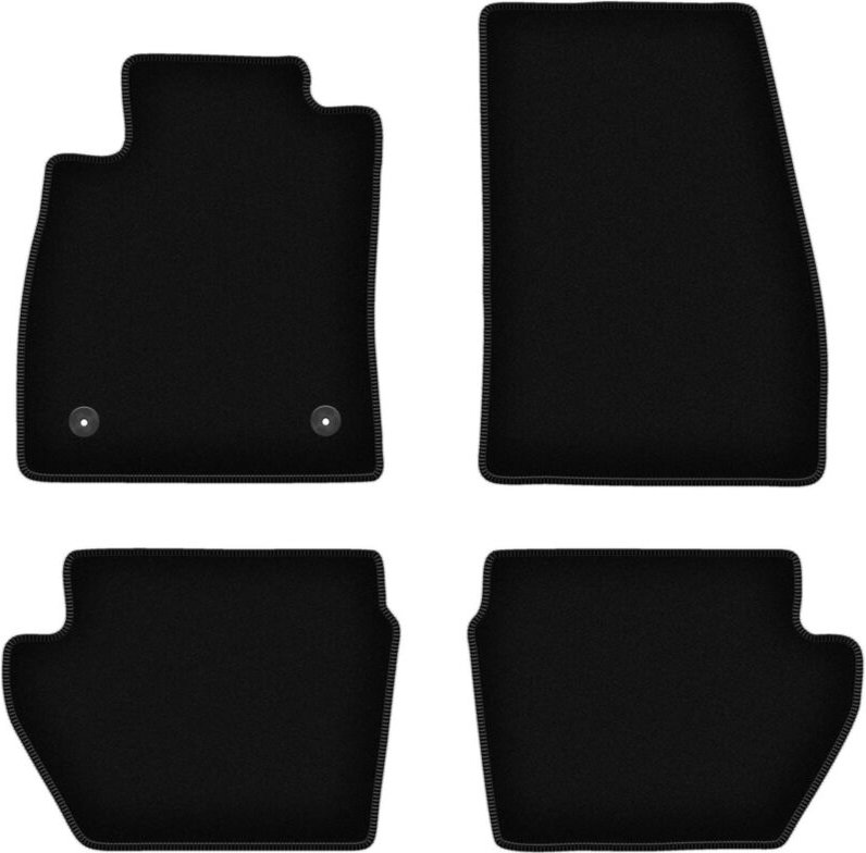 BASIC schwarze Veloursmatten für: Ford Fiesta MK8 Fließheck (2017-)