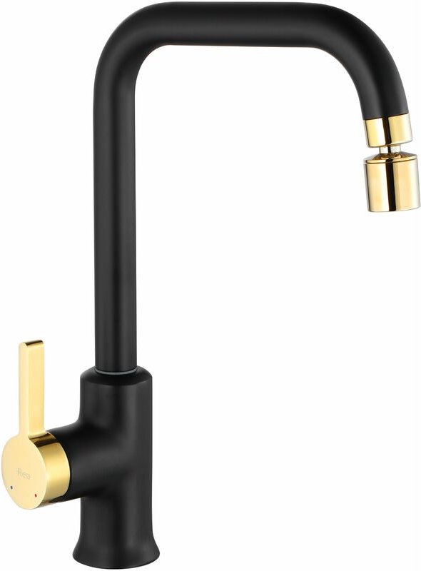 Küchenarmatur polo schwarz / gold - REA