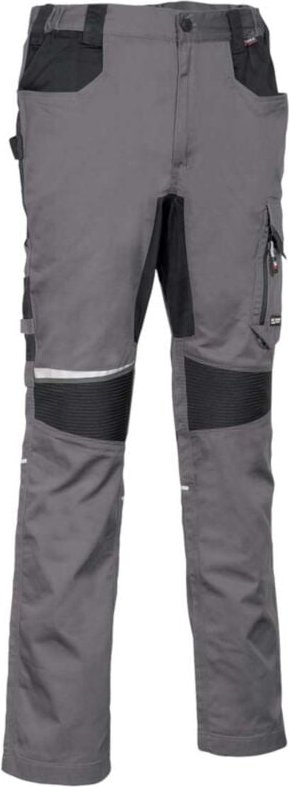 Thumbnail - Cofra Arbeitshose Knien aus Rippstrick, Stretch anthrazit 60