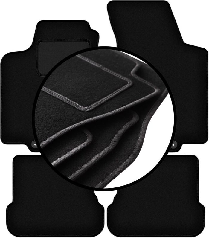 Komplettset Veloursmatten für: Volkswagen Golf IV Cabrio (1998-2002)