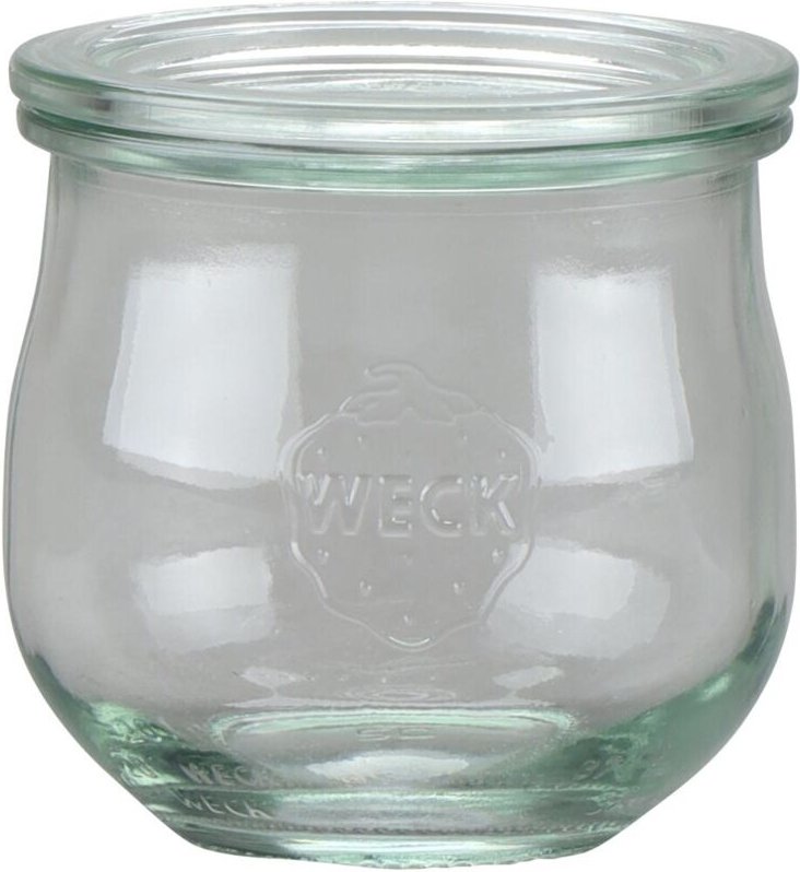 Siena Home - Tulpe-Glas 'Cucinare' Rundrand 370 ml Weck-Glas, Rundrand-Deckel