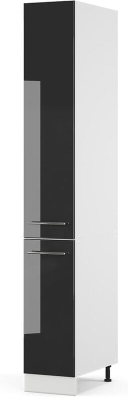 Vicco - Apothekerschrank Fame-Line, Anthrazit Hochglanz, 30 cm