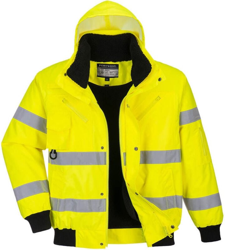 Bomberjacke HiVis 3-in-1 Gelb L