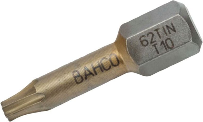 Bahco 1/4 Zinn-Torsions-Schraubendreher Bits für TORX-T30-Schrauben 25 mm - 10 Stk. pro Kunststoffbox