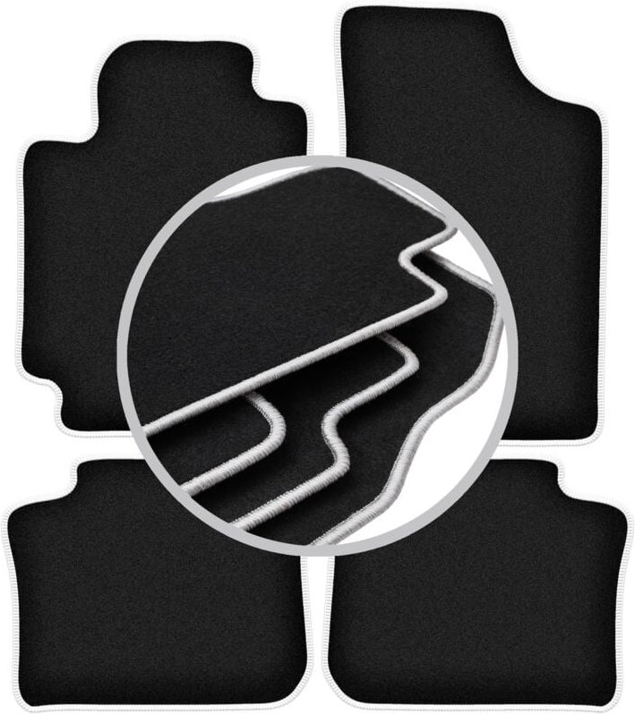 CARLUX-SILVER Autofußmatten für: Toyota Camry VI Limousine (2001-2006)