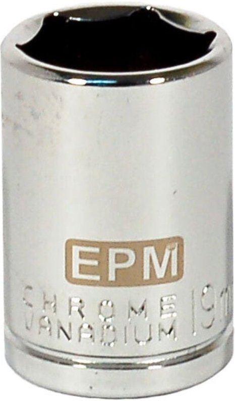 Kurzer Steckschlüssel 1/2'' 6-Winkel Chrom 11mm - E-400-1011