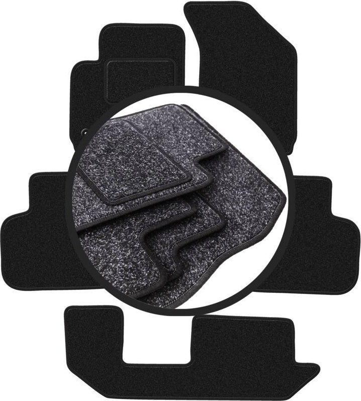 ANTHRA Autofußmatten für: Fiat Freemont 7-Sitzer (2011-2016)
