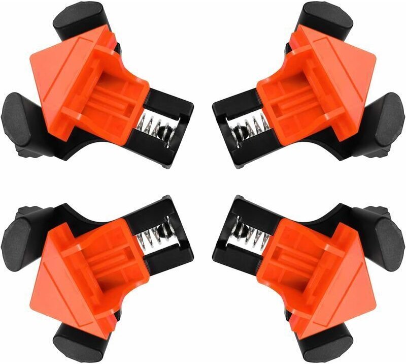 Gabrielle - Tischler-Eckpressen, 90°-Winkelklemme, Winkelklemme, rechtwinkliger Fixierer, Rahmenclip für Holzbearbeitung...