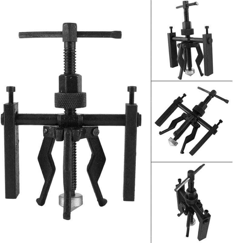 3-Backen-Innenlagerabzieher zum Entfernen von Zahnrädern, Innenlagerabzieher aus Kohlenstoffstahl, Mechanikerwerkzeug
