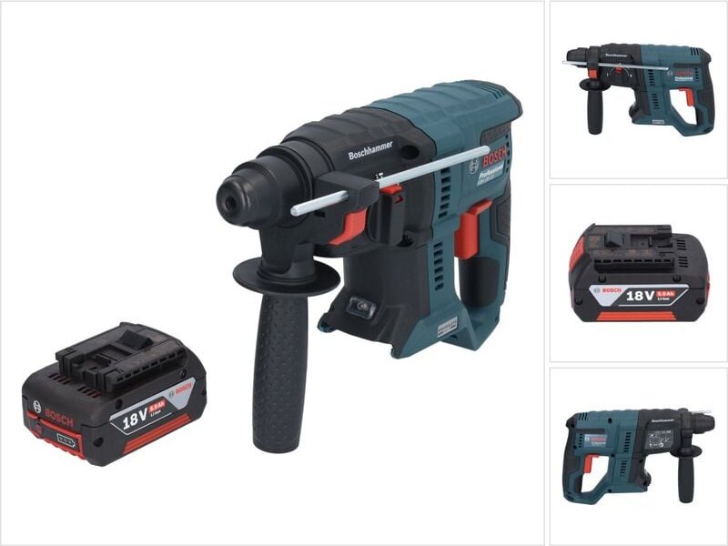 Bosch gbh 18V-21 Professional Akku Bohrhammer 18 v 2,0 j sds plus Brushless + 1x Akku 5,0 Ah - ohne Ladegerät