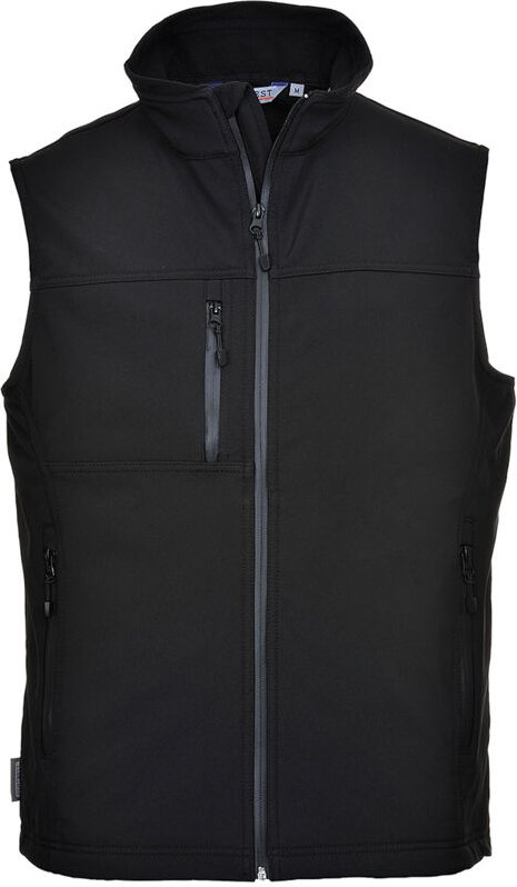Softshell-Weste (3L) Schwarz 2XL