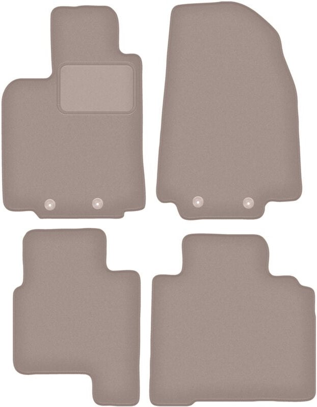 Beige Veloursmatten für: Mazda CX-9 I SUV (2006-2015)