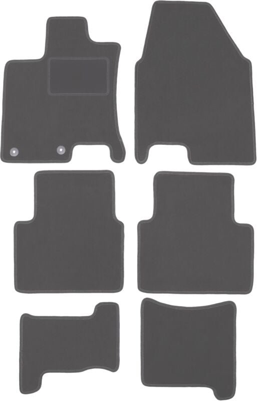 Graphit-Fußmatten für: Nissan Qashqai +2 Crossover (2008-2013)