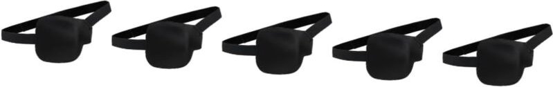 15er-Pack einfache Augenmaske, Lazy Eye Patch, einfache Augenklappe, Brille, Kostüm-Augenklappe, Piratenkapitän-Augenkla...