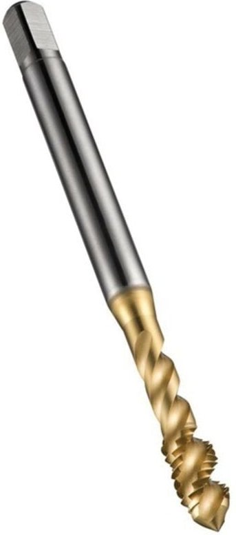 Maschinengewindebohrer iso 529C E002TIN M3x0.5mm hss-e-pm TiN 2,5XD 6H