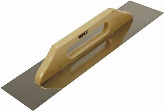 Reibebrett Glätter 130 x 480 mm aus Edelstahl