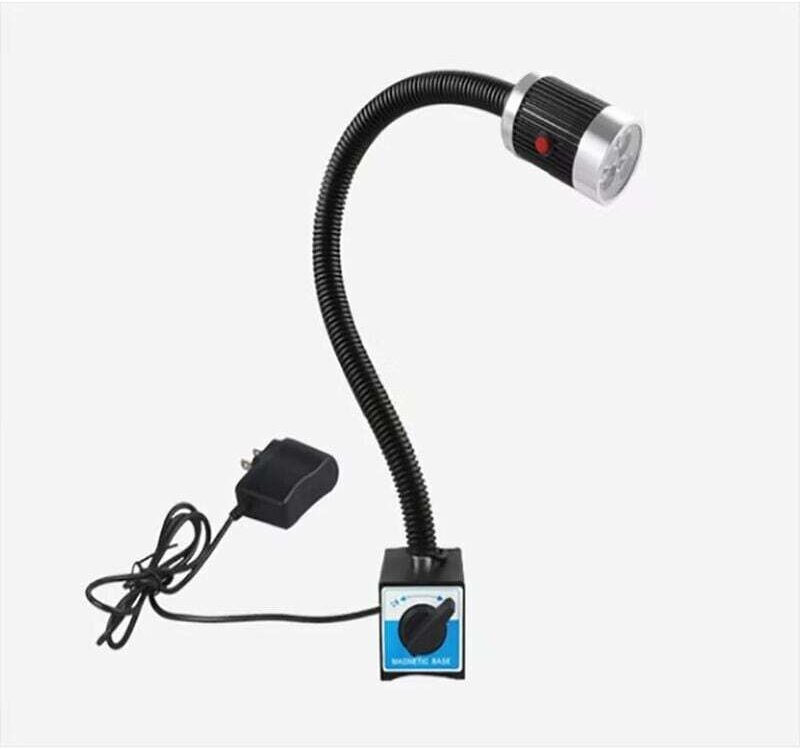 Maschinenleuchte mit Magnetfuß, 9 W flexible wasserdichte LED-Magnetlampe, Lichtarm mit Magnetfuß für Werkbank, Drehbank...