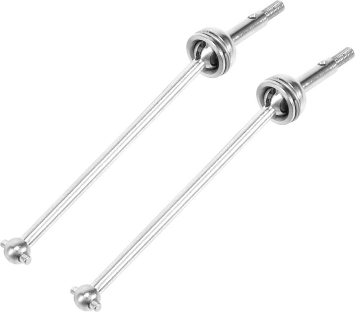 Tlily - 2 StüCk 45 cvd Antrieb Welle Aus GehäRtetem Stahl für 144001 124019 lc Rennen 1/14 rc Driften Auto Upgrade Teile...