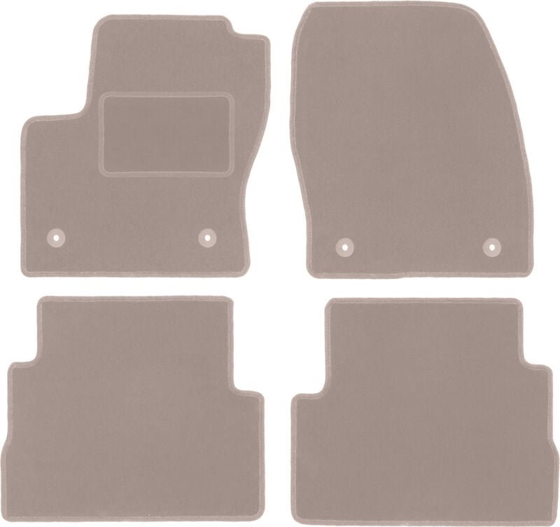 Beige Veloursmatten für: Ford Kuga MK2 SUV (2012-2019)