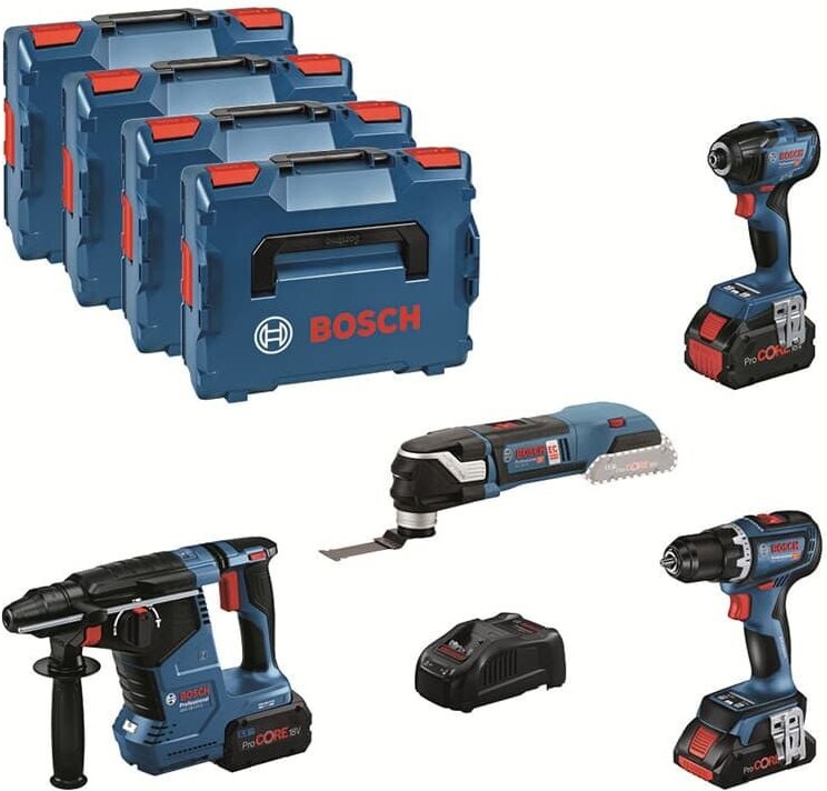 Thumbnail - Bosch 18 Volt Profiset GSR 18 V-90 C, GDR 18 V-210 C, GBH 18 V-24 C, GOP 18 V-28