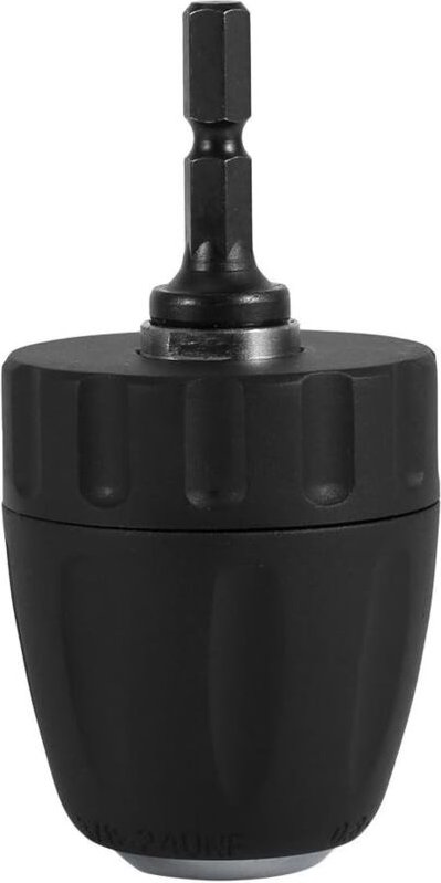 Bohrfutter, 0,8-10 mm 3/8'-24unf Schnellspannbohrfutterhalter mit 1/4' Innensechskanthalter Bohrzubehör