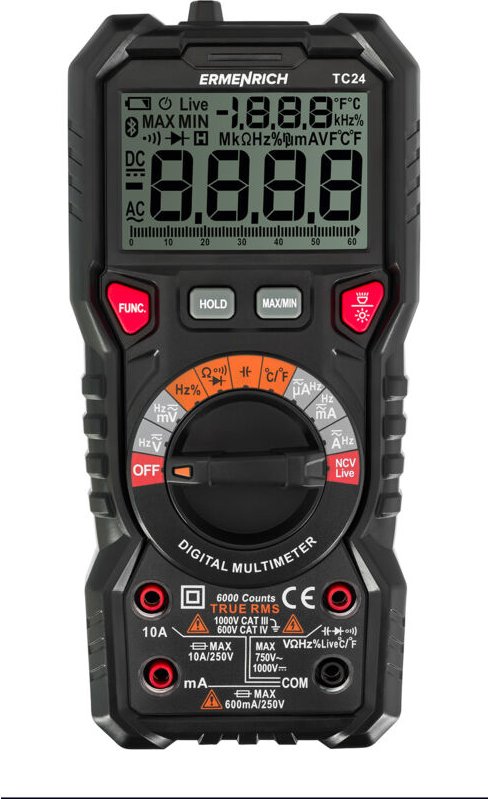 Levenhuk - Digital-Multimeter Ermenrich Zing TC24