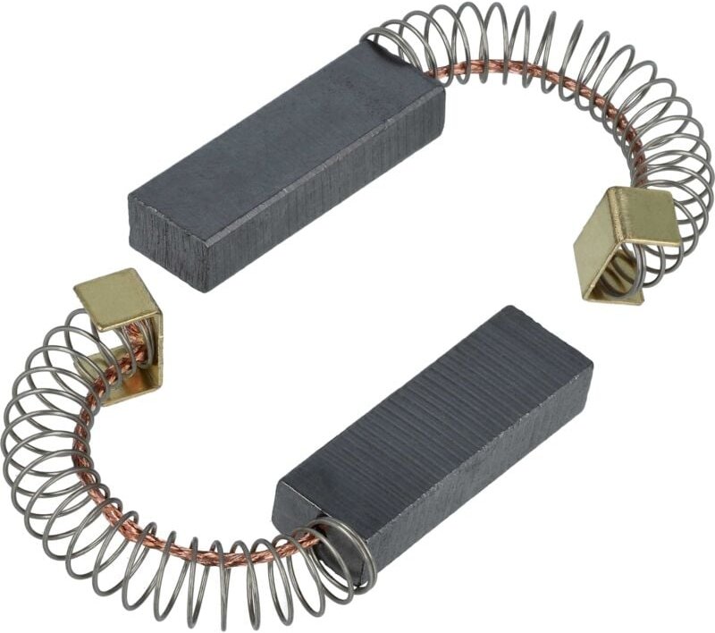 2x Kohlebürste 6 x 10 x 31 mm kompatibel mit Kärcher nt 801 B1, nt 602, nt 802 i Nass-/Trockensauger + Feder - Vhbw