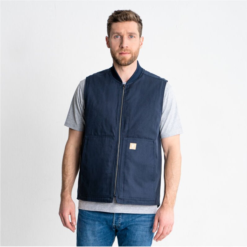 Heavy Work Vest Padded bci cotton xxl Navy - Stier
