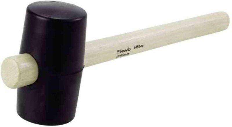 Gummihammer schwarz 65 mm