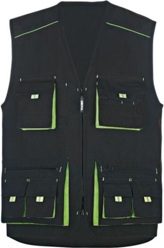 Triuso Power Multifunktionsweste POWERMS Gr. M schwarz/grün