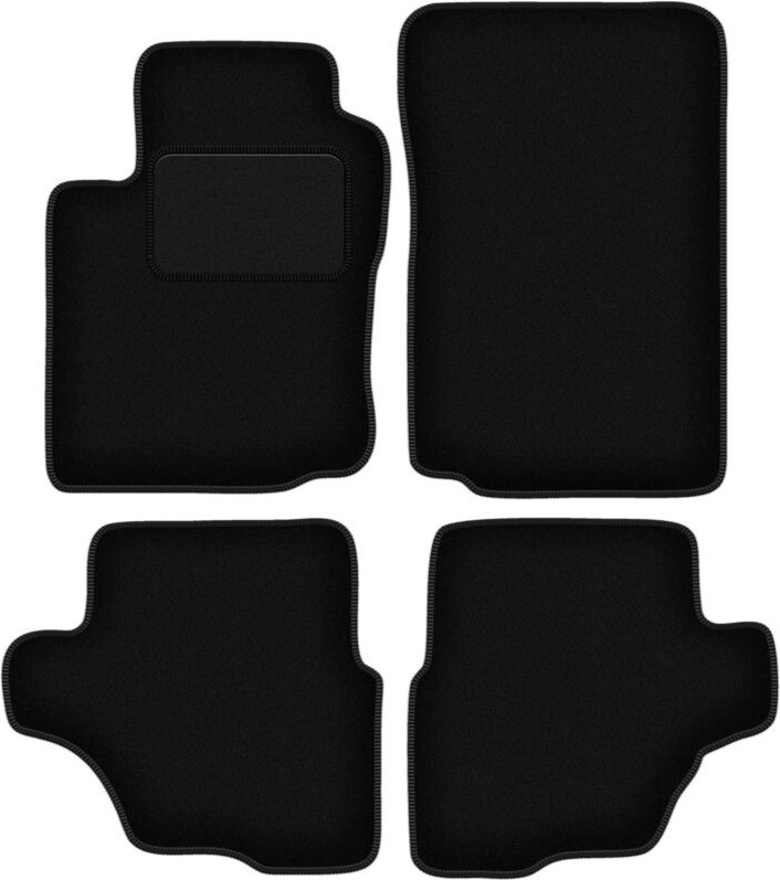 Schwarze Veloursmatten für: Suzuki Granr Vitara I 3-Türer (1998-2005)
