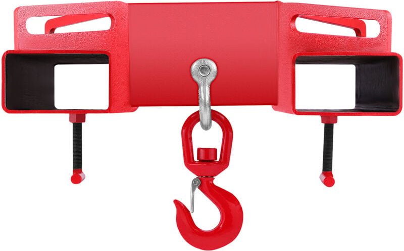 Mophorn 3-Tonnen-Gabelstapler-Hebehaken, Drehhaken mit 6000 lbs Tragkraft, mobiler Kran-Gabelstapler-Aufsatz