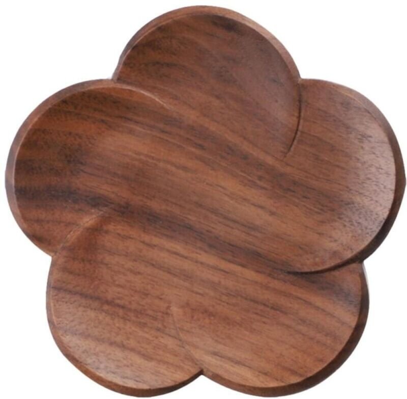 Untersetzer aus Holz in Blumenform, hitzebeständige Tischsets