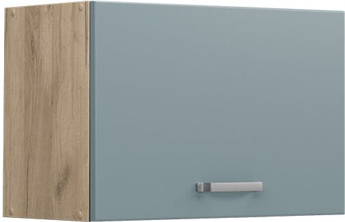 Hängeschrank R-Line, Blau-Grau, 60 cm Flach Vicco