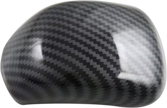 Tlily - Auto Center Console Getriebe Kopf Schaltknauf Abdeckung Innen Zubehör für Triton / L200 2024 Carbon Faser
