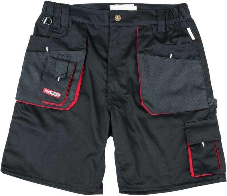 Ks Tools Arbeitsshorts, Gr. 50 schwarz/rot