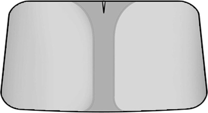 Zoternen - Sonnenschutz für die Windschutzscheibe des Autos, Sonnenblocker, faltbar, Silberbeschichtung, reflektiert Wär...