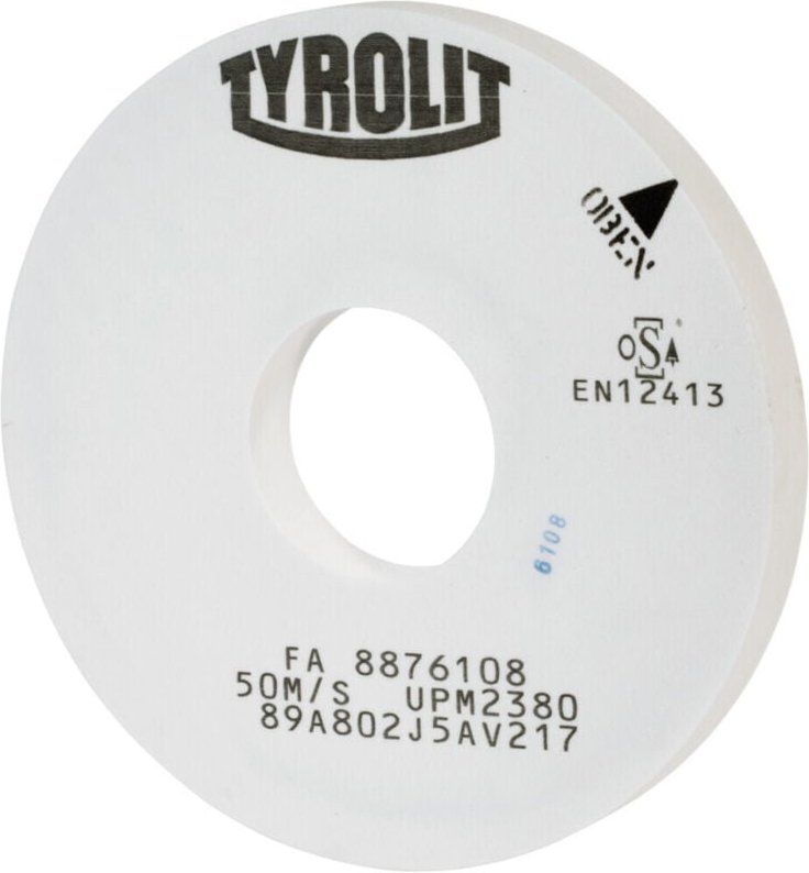 TYROLIT Präzisions-Außenrund-Schleifscheibe DxTxH (mm), 400x40x127, Typ: A80, 594345 A80