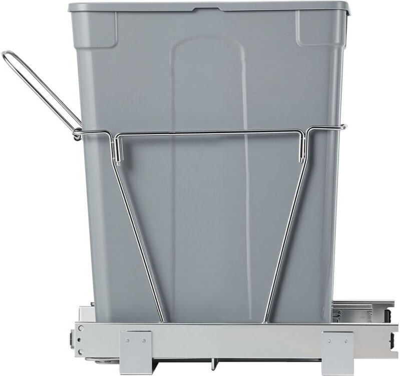 Mophorn Ausziehbarer Mülleimer 35 Qt für Küchenschränke, Unterbau-Abfallbehälter mit stabilem Vollauszug-Schiebesystem a...