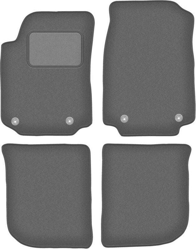 Graphit-Fußmatten für: Audi A6 C4 Limousine, Kombi, Avant (1994-1997)