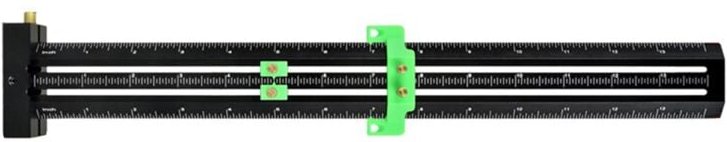 14-Zoll-Vertikalmarkierung -Typ Lochmarkierung/-Typ Doppellinienlineal mit Stahlnadel/Parallel